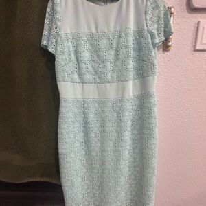 ANTONIO MELANI Green Sheath Midi Dress for Wedding Guests